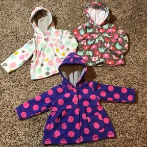 **SOLD** GUC Bundle of Lightweight Fleece Hoodies